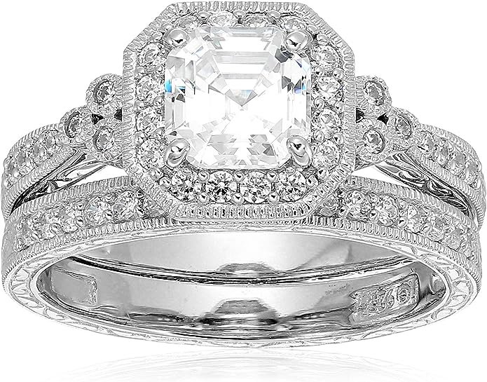 L&rsquo;Éclat du Platiné avec Zircone Cubique